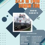 Design Drawing Tugboat (Size: 23.50M x 7.32M x 3.20M)